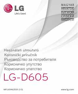 Használati útmutató LG D605 Optimus L9 II Mobiltelefon