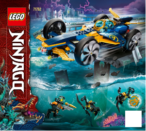 Bedienungsanleitung Lego set 71752 Ninjago Ninja-Unterwasserspeeder