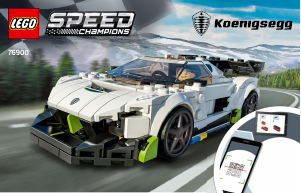 Instrukcja Lego set 76900 Speed Champions Koenigsegg Jesko
