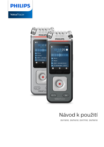 Manuál Philips DVT6110 Voice Tracer Audiozáznamník
