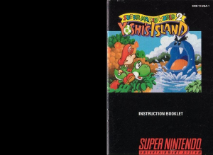 Handleiding Nintendo SNES Super Mario World 2 - Yoshis Island