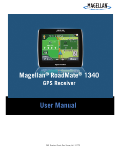 Handleiding Magellan RoadMate 1340 Navigatiesysteem