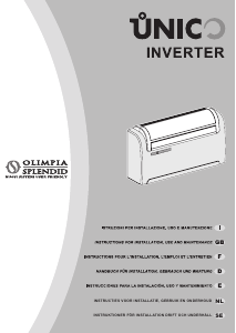 Manual Olimpia Splendid Unico Inverter 12 HP Air Conditioner