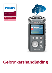 Handleiding Philips DVT7500 Voice Tracer Audiorecorder