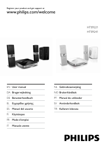 Brugsanvisning Philips HTS9241 Hjemmebiosystem