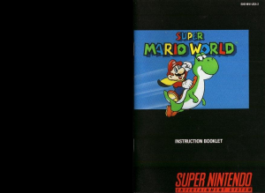Handleiding Nintendo SNES Super Mario World