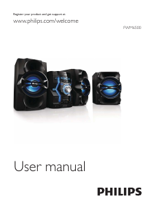 Manual Philips FWM6500X Stereo-set