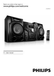 Manual Philips FWM417 Stereo-set