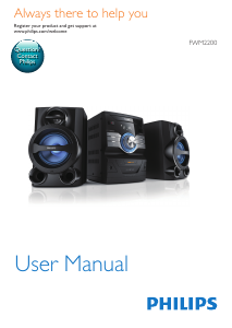 Manual Philips FWM2200 Stereo-set