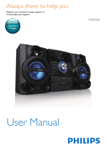 Manual Philips FWM205 Stereo-set