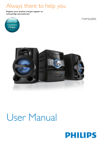 Manual Philips FWM2200X Stereo-set