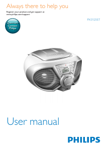 Manual Philips PX3125STX Stereo-set