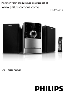 Manual Philips MCM166X Stereo-set