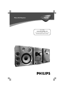 Manual de uso Philips MCM590 Set de estéreo