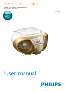 Manual Philips PX3125GX Stereo-set