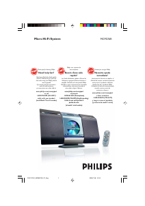Manual Philips MCM276R Stereo-set