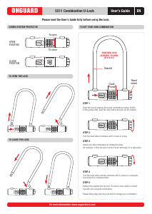 Handleiding OnGuard 5511 U-Lock Fietsslot