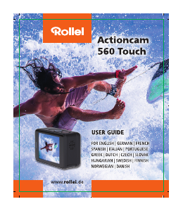 Manuale Rollei 560 Touch Action camera