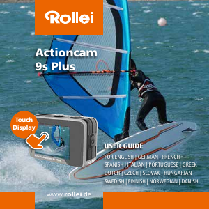 Manual de uso Rollei 9s Plus Action cam