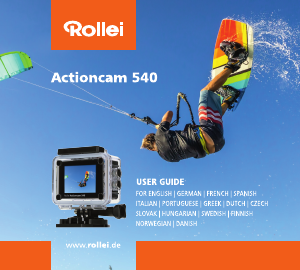 Manuale Rollei 540 Action camera
