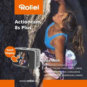 Manuale Rollei 8s Plus Action camera