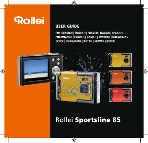 Manual Rollei Sportsline 85 Digital Camera