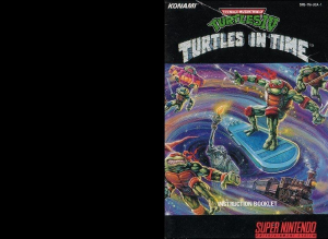 Manual Nintendo SNES Teenage Mutant Ninja Turtles IV - Turtles in Time