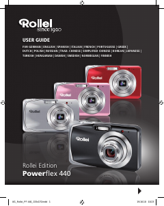 Mode d’emploi Rollei Powerflex 440 Appareil photo numérique