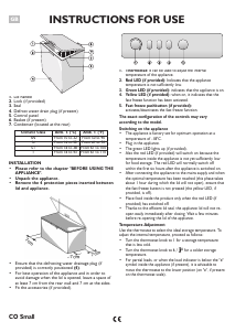Manual Whirlpool WH1400 UK Freezer