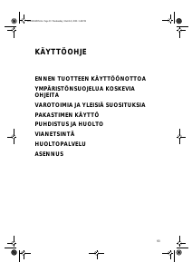 Käyttöohje Whirlpool WV1801 NFX Pakastin