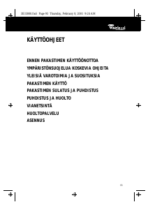 Käyttöohje Whirlpool AFB 126/H Pakastin