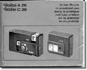 Mode d’emploi Rollei A26 Camera