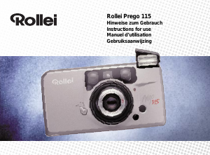 Handleiding Rollei Prego 115 Camera