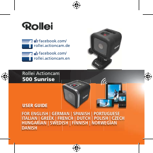 Manuale Rollei 500 Sunrise Action camera