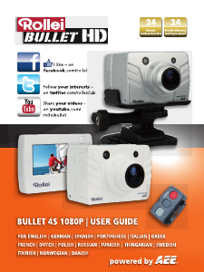 Manuale Rollei Bullet HD 4S 1080P Action camera