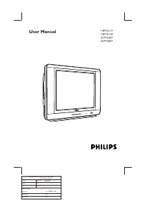 Handleiding Philips 14PT2118 Televisie