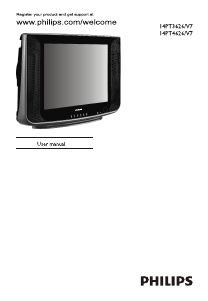 Manual Philips 14PT4626 Television