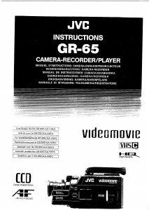 Handleiding JVC GR-65 Camcorder