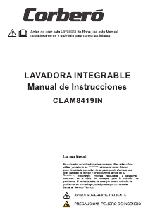 Handleiding Corberó CLAM 8419 IN Wasmachine