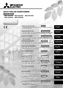 Manuale Mitsubishi MSZ-GE35VA Condizionatore d’aria
