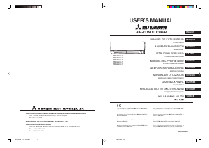Manual de uso Mitsubishi SRK20ZJX-S Aire acondicionado