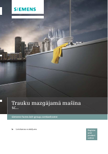 Rokasgrāmata Siemens SC76M541EU Trauku mašīna