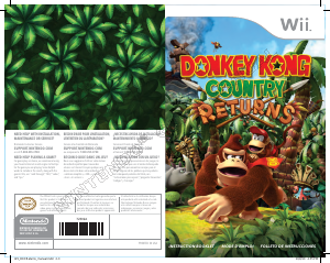 Manual de uso Nintendo Wii Donkey Kong Country Returns