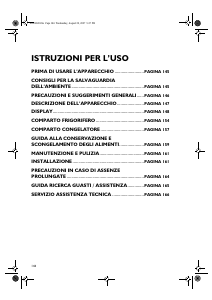 Manuale Whirlpool ARC 4360/IX Frigorifero-congelatore