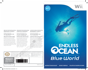 Manual de uso Nintendo Wii Endless Ocean - Blue World
