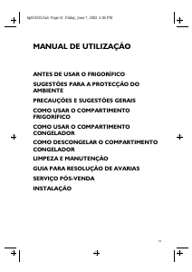 Manual Whirlpool ARC 5050 Frigorífico combinado