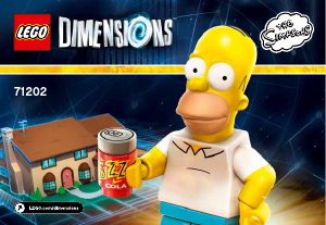 Bedienungsanleitung Lego set 71202 Dimensions The Simpsons Level Paket