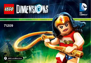 Manual Lego set 71209 Dimensions Wonder Woman fun pack