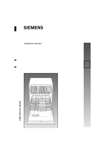 Manuale Siemens SE35E250EU Lavastoviglie