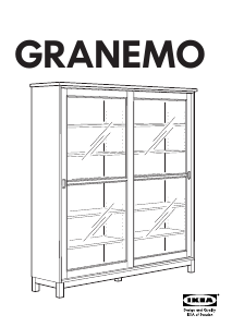 Kullanım kılavuzu IKEA GRANEMO Vitrin